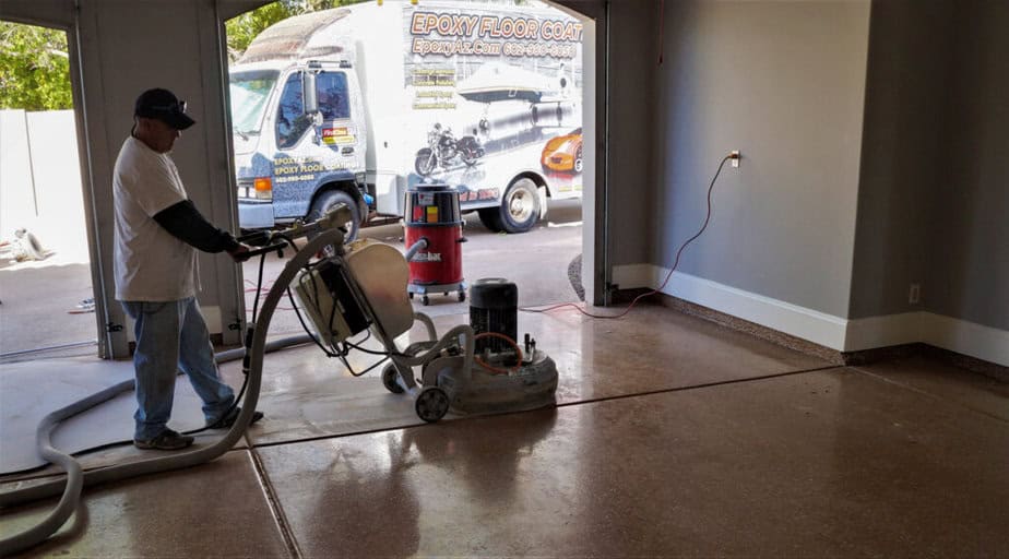 garage floor sanding