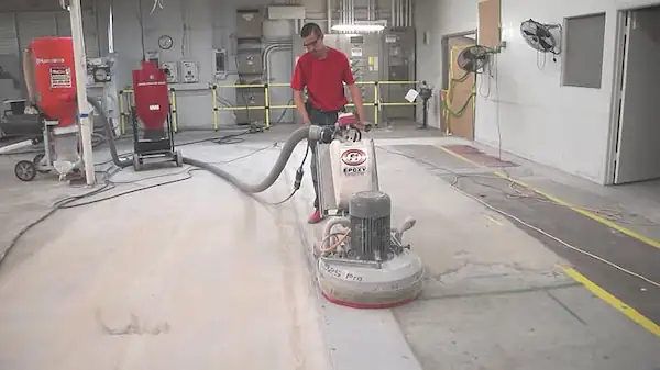 concrete grinding preparation