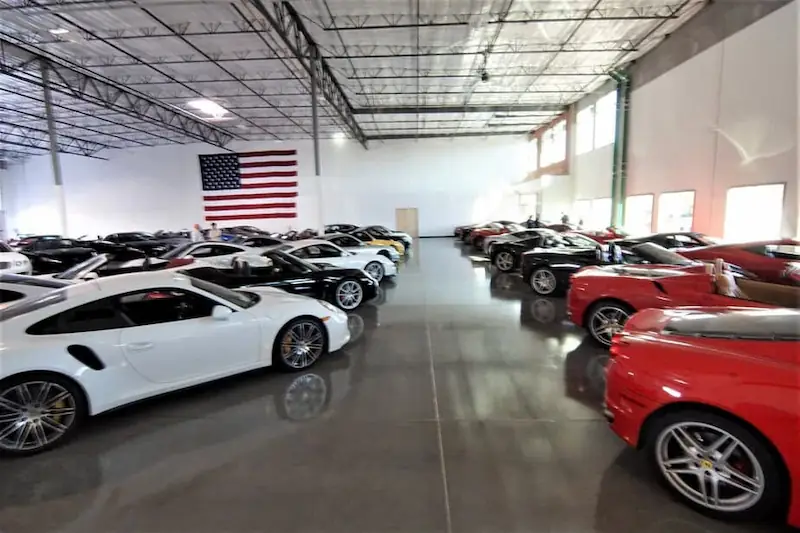 car show epoxy coating