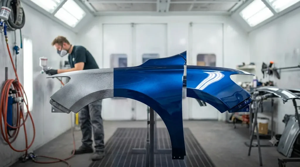 Epoxy Primer, Base Coat, and Topcoat