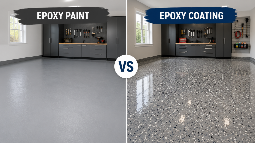 Epoxy Paint vs. Epoxy Coating