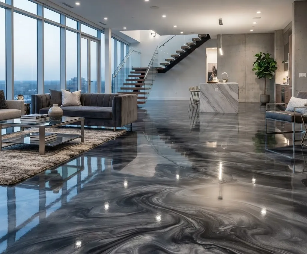 METALLIC FLOORING